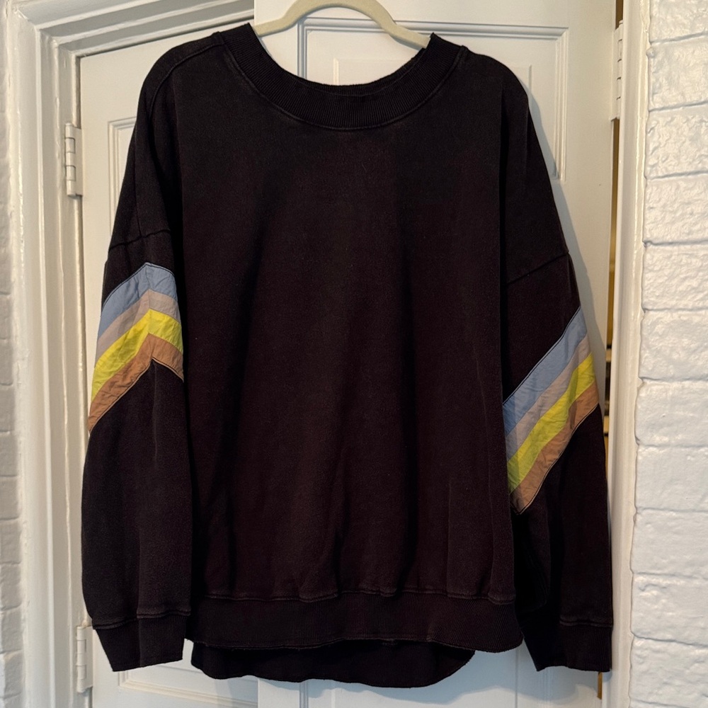 FP Movement sweatshirt with Multicolor Stripes